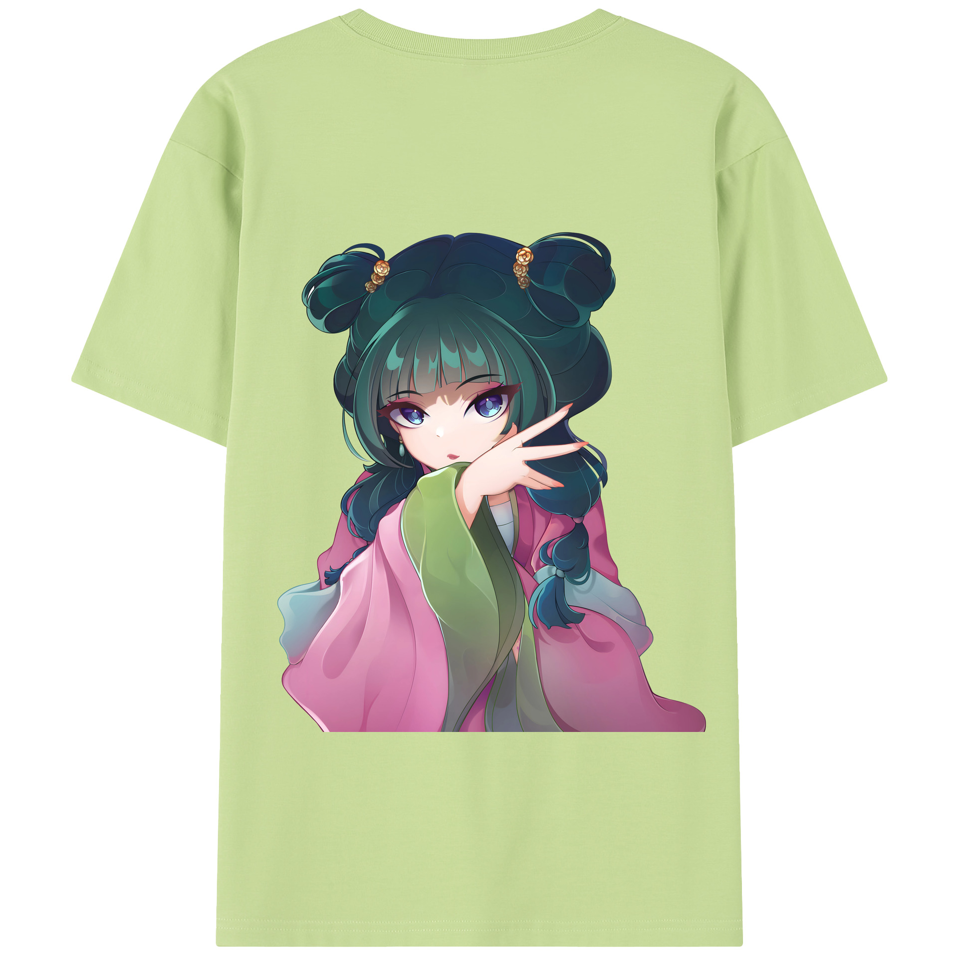 （画像用） 薬屋のひとりごと The Apothecary Diaries 綿100％半袖Tシャツ（背面プリント）
